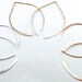 Wishbone Earrings - Large Rose Gold-Filled