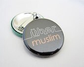Uber Muslim Pinback Button