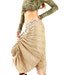 Natural Ivory White Wrap skirt, 2 sided, reversable patterns, few styles to wear