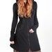 Black women hoodie, long classy gorgeous silhouette with a generous hood, M and L only
