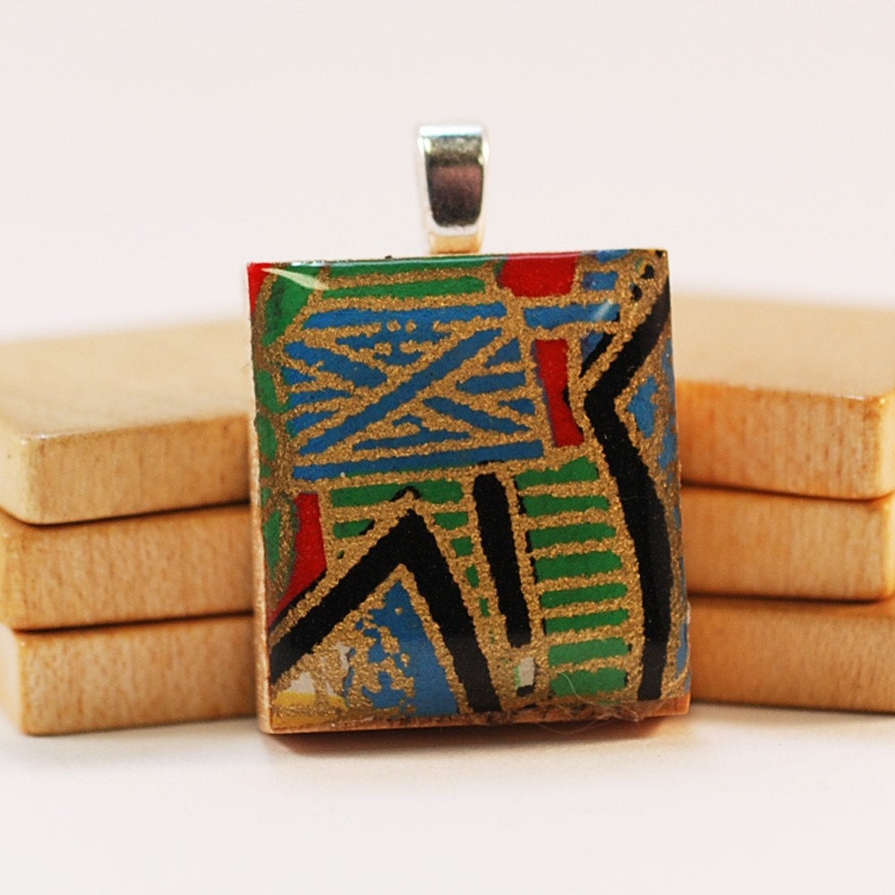 Recycled Scrabble Game Piece Pendant - Home and Hearth
