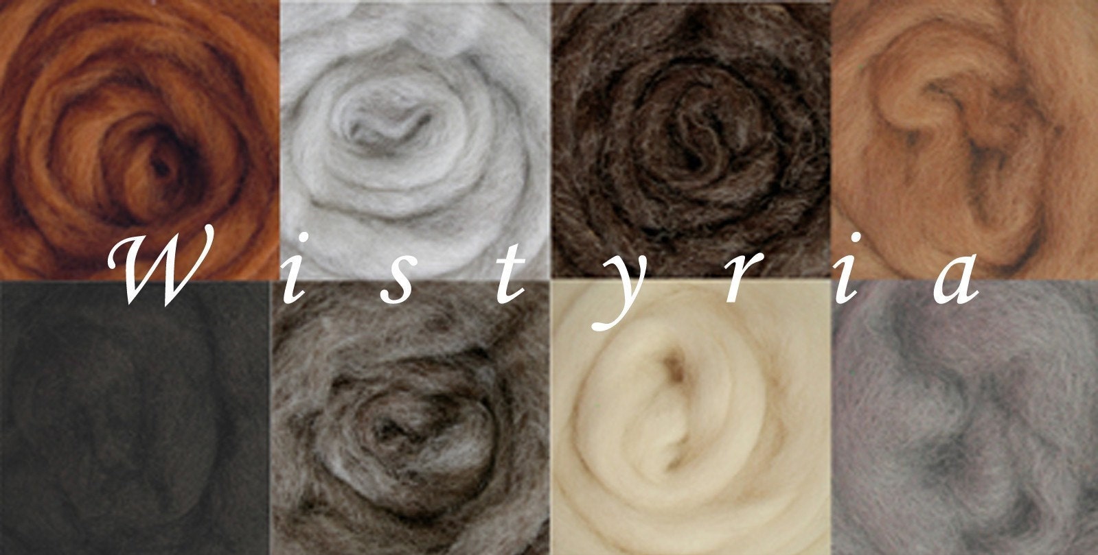 Wool Roving Assortment - Furry Friends