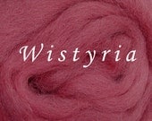 Wool Roving - Corriedale Wool - 1 ounce - ROSE