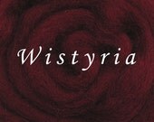 Wool Roving - Corriedale Wool - 1 ounce - RASPBERRY