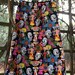 Day of the Dead Print Woman's Skirt waist 32-35"