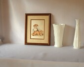 Vintage Print Kitty Cat Print Puppy Print