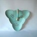 Vintage Dish Ceramic Candy Dish Mid Century Aqua Teal Dish Turquoise Dish Birdcage
