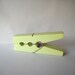 Giant Clothespin Freakin' Huge Paperweight Vintage Kitsch Green Office Decor