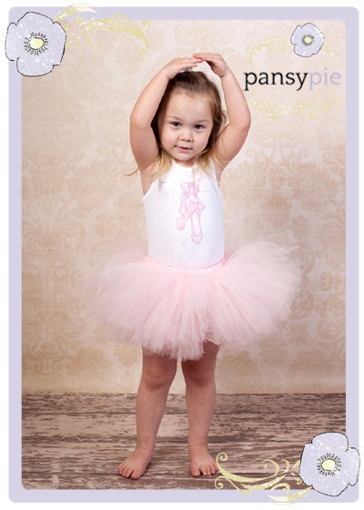 Baby Tutu Set Pale Pink Tutu Ballerina Outfit Baby Toddler 9 12 18 24 Months 2 Piece Set