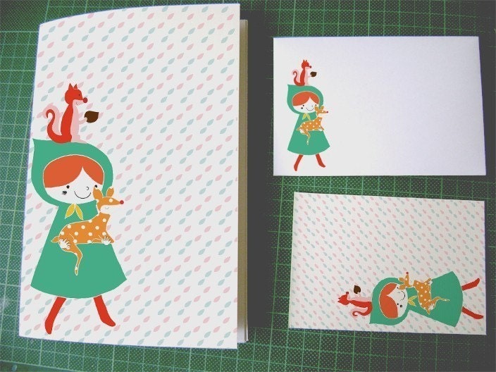 Digital Printable Set for nursery art, cards making, digital scrapbooking - hello deer