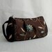 Pleated Wristlet Zipper Pouch - Lorena Chocolate