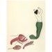 Mermaid Art - Jemima leads the Crustacean Calisthenics class - 4" X 6" print