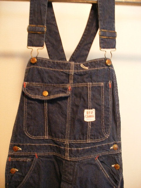 Vintage Red Camel depression era style bib overalls by vintagestew