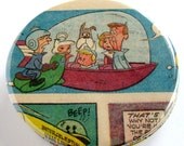 Jetsons Coasters // Recycled Vintage Comic Book
