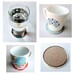 Green Home Decor // Coasters // Recycled Paint Samples // Choose Your Own Color // Emerald Green