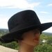 Reserved for Mark Sheppard - Vintage Helios Black Fur Hat with Ribbon - A Winner Original - circa 1960