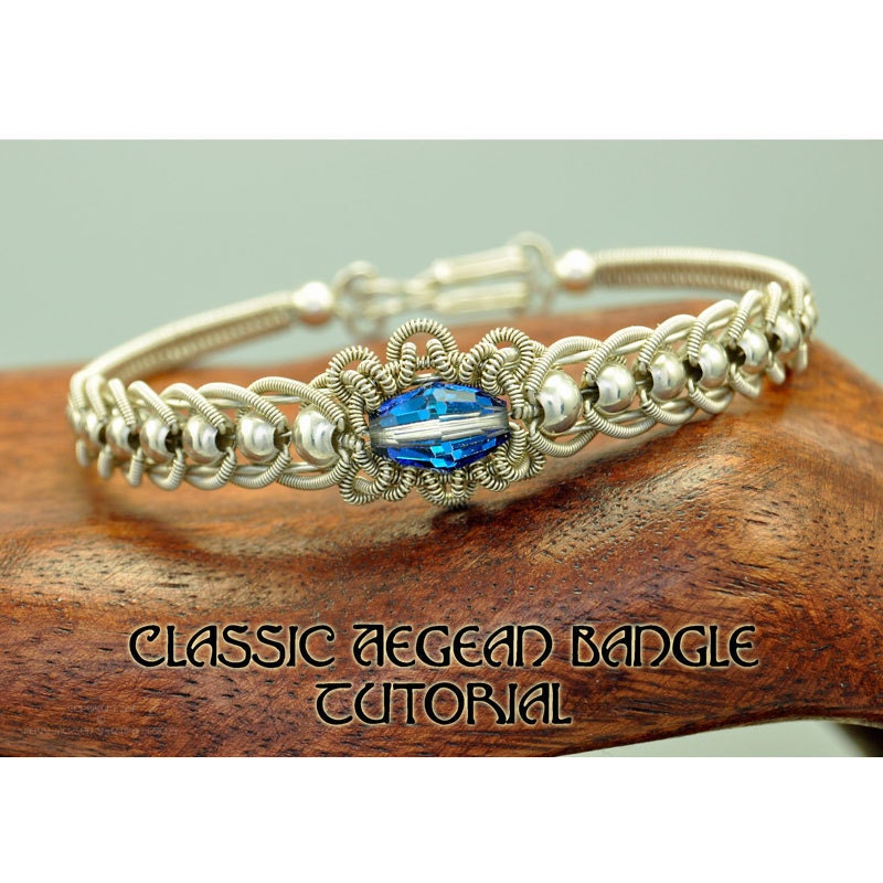 Classic Aegean Coiled Wire  Bangle - Instant Download Wire Jewelry Tutorial Instruction PDF