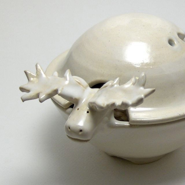 RESERVED--Moose Shaped Ceramic Yarn Bowl