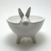 Bunny Berry Bowl in Eggshell White