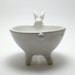 Bunny Berry Bowl in Eggshell White