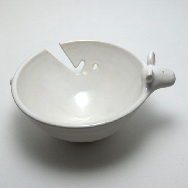 Lamb Shaped Ceramic Yarn Bowl