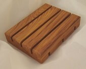 Wooden Soap Dish for Kitchen or Bath, Recycled Mill End Cedar