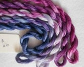 Blueberry, Blackcurrant, Purple, Blue, Perle Fine, 5 pack, Yarn, Mixed Media, Textile Art, Fiber Art, Serendipity - sassalynne