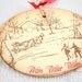 Old Fashioned Christmas Tags Skating Scene Christmas Love