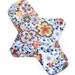 Mosaic Floral REGULAR cloth menstrual pad 9 1/2 inches long with PUL