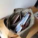 The Day Pack in Cinnamon Brown Canvas and Leather // Messenger Bag // Organic Cotton Lining