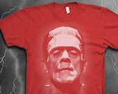 Frankenstein Monster shirt American Apparel tshirt Mens shirt Horror Movie tshirt