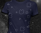 Atari Asteroids T-shirt Womens tshirt Video game Tshirt