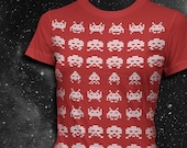 Space Invaders - Womens Tshirt