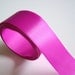 Single-sided raspberry satin ribbon 1 1/2 inches wide x 5 yards