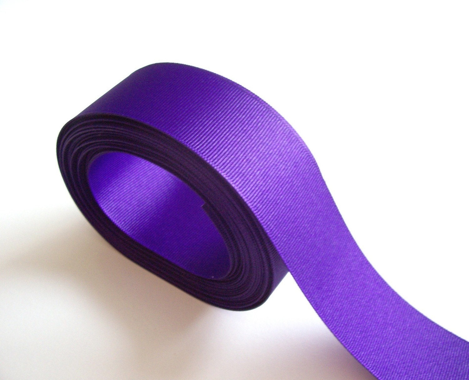 Purple Grosgrain Ribbon 1 1/2 inches wide x 2 yards/ Craft Supplies/ Sewing Trim