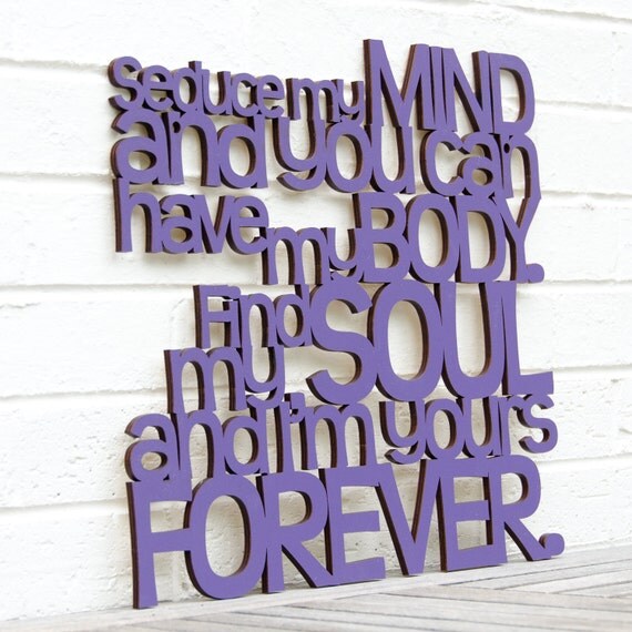 CLEARANCE: Seduce me mind, body and soul
