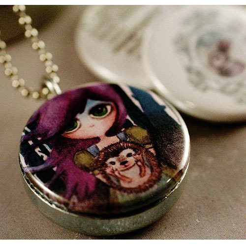 Secret Locket - Hedgehog, Rabbit, Imagination - by Polarity & Biliana