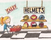 Zero Suit Samus Goes Shopping 5x7 print - Day 16 of the 31 Days of Zero Suit Samus
