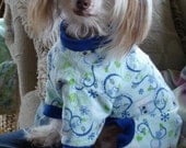 Pet Clothing Pajamas in Flannel To Order You Choose