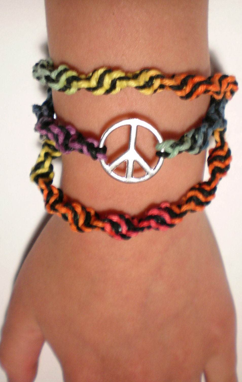 hemp wrap hemp bracelet rainbow hemp hemp jewelry