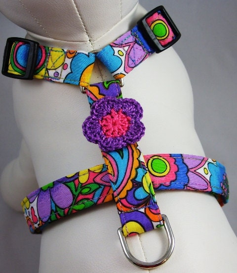 Dog Harness - Flower Power
