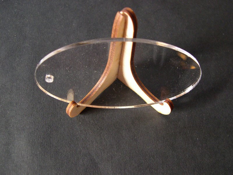 Oval Acrylic Key Chain Blanks 3.5x2 inch 25 Keychains