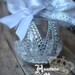 Rhinestone Monogram Christmas Ornament