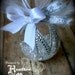 Rhinestone Monogram Christmas Ornament