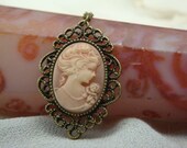 Lady of Roses Cameo Necklace