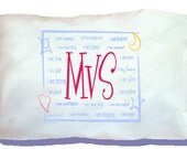 Inspirational Monogram Glow in the Dark Pillowcase by Comfy Cozy Il_170x135