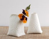 Porcelain Mini Vase. Artful Dodger Variations (Milk). Mini art ceramic vessels by Wapa Studio.
