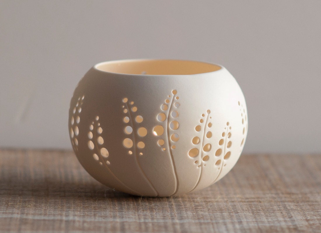 Porcelain Tea light Delight - Candle Holder N.8. Design by Wapa Studio.
