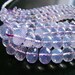 6-8mm---1/2 STRAND---Super Rare Lavendar Scorolite Opal Micro Faceted Rondelles