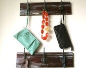 Two Wood Distressed Hook Boards